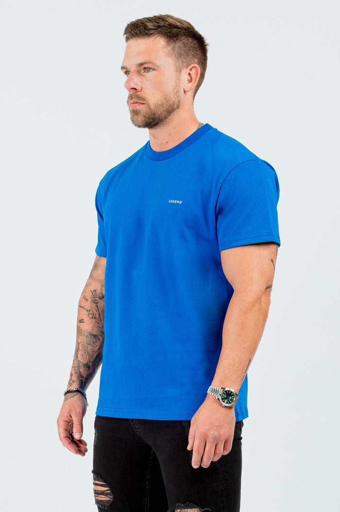 BASIC-T-SHIRT – BLAU