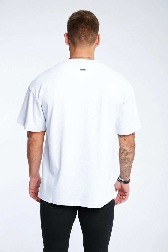 LEGEND* BASICS OVERSIZED T-SHIRT - WHITE