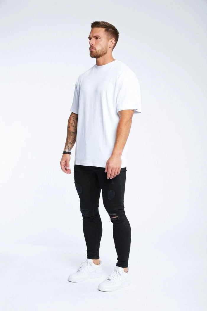 LEGEND* BASICS OVERSIZED T-SHIRT - WHITE