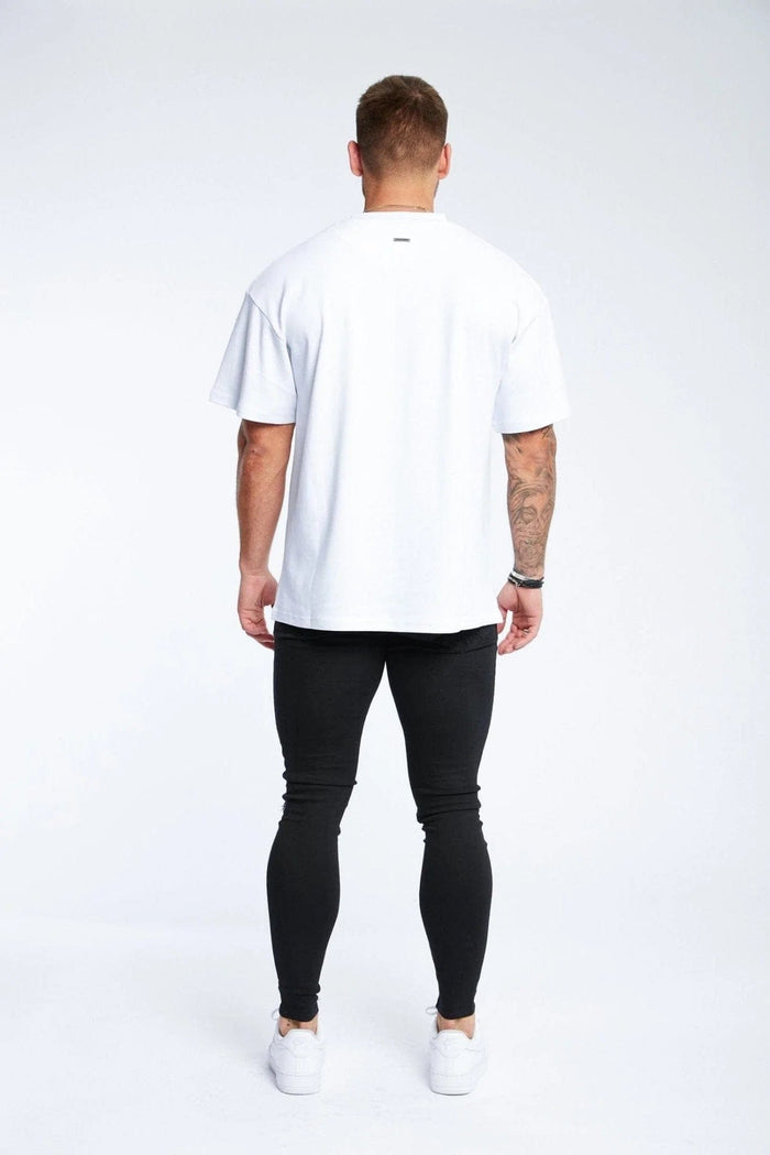 LEGEND* BASICS OVERSIZE T-SHIRT – WEISS