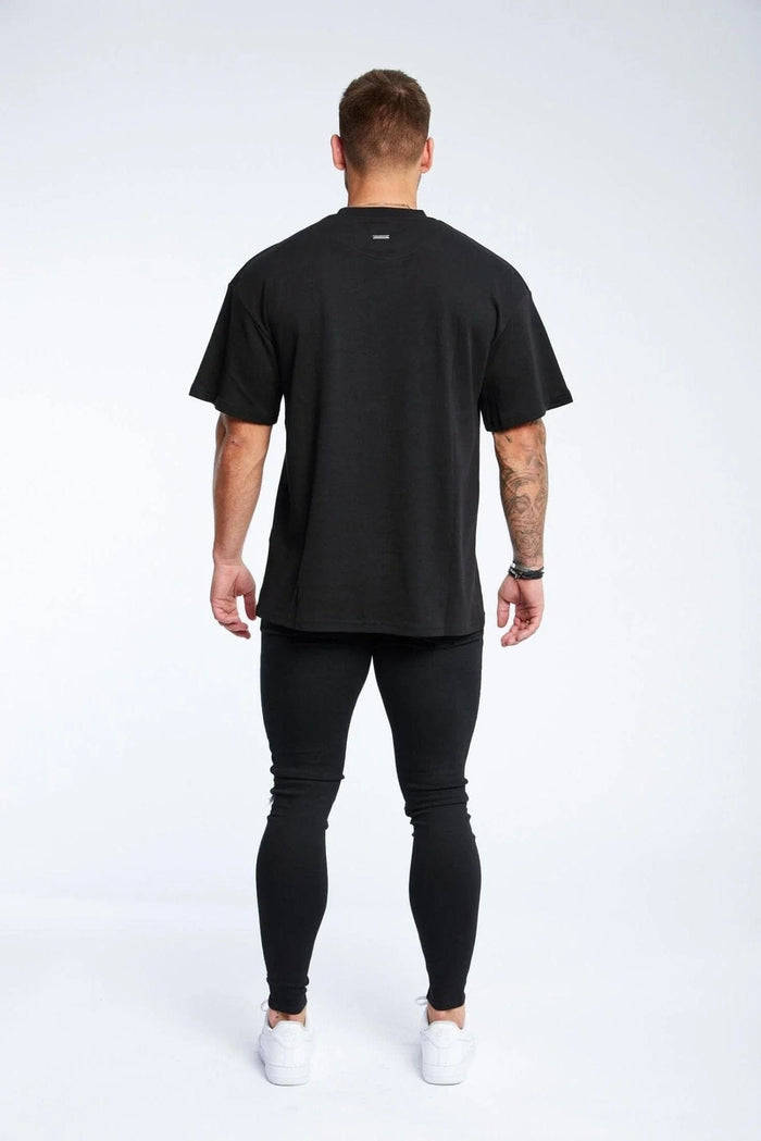 LEGEND* BASICS OVERSIZED T-SHIRT - ZWART