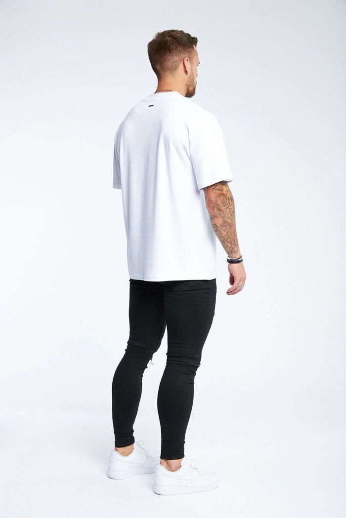 LEGEND* BASICS OVERSIZE T-SHIRT – WEISS