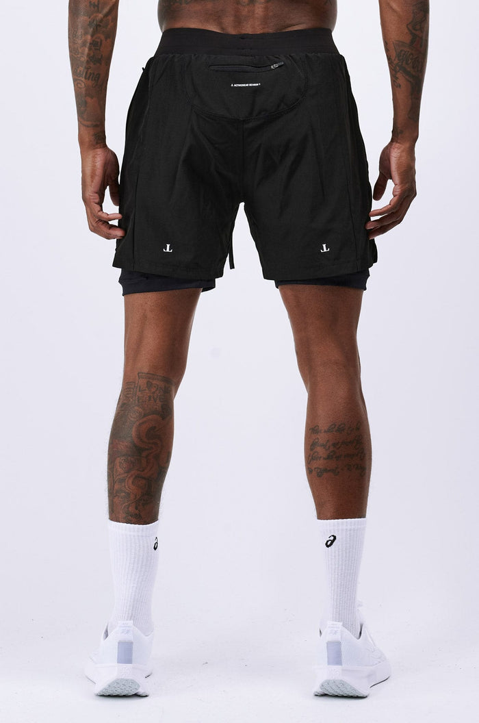 LEGEND ACTIVE DUAL LAYER SHORT - BLACK