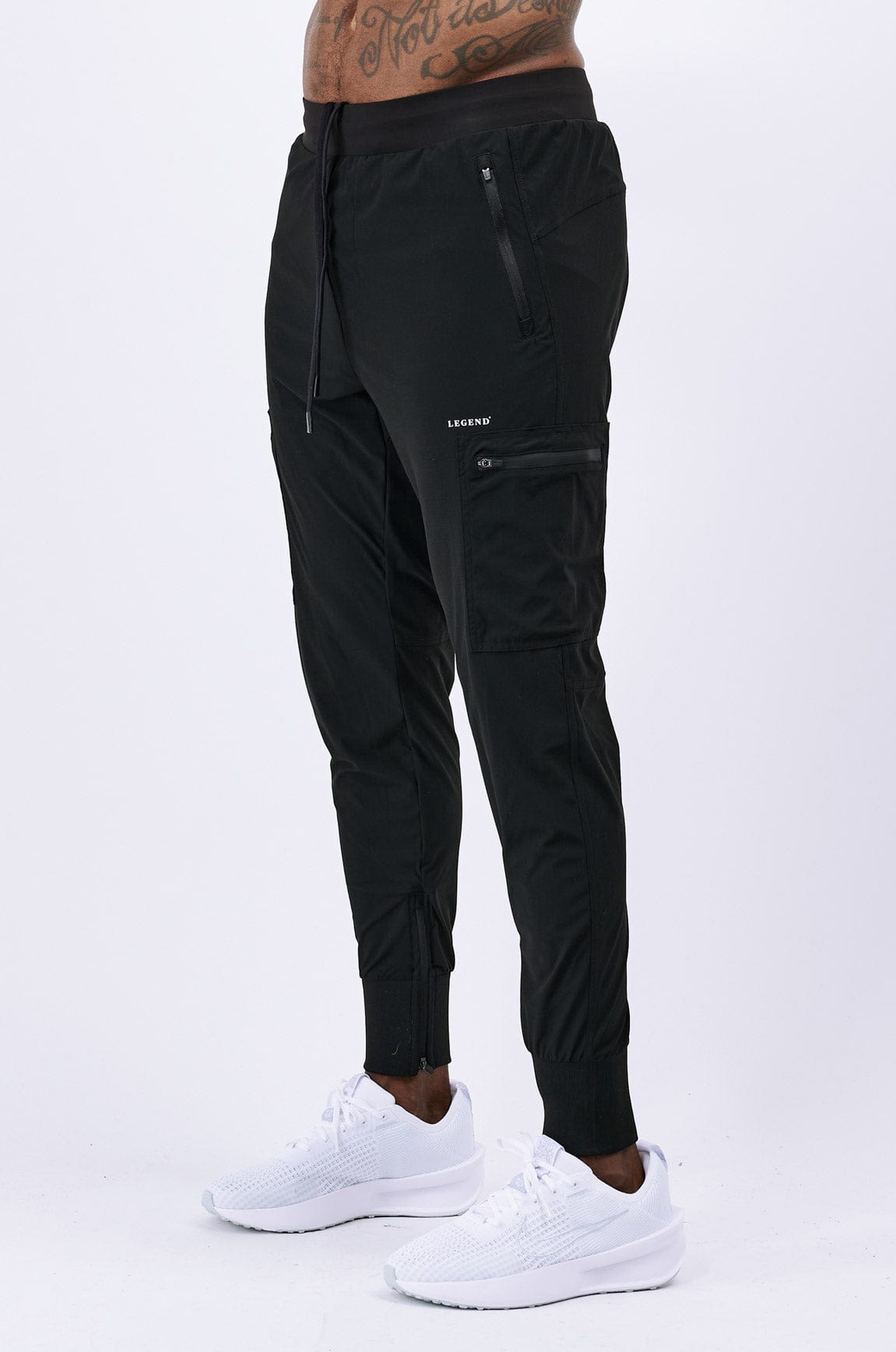 Legend London Activewear LEGEND ACTIVE RUNNER JOGGER - BLACK