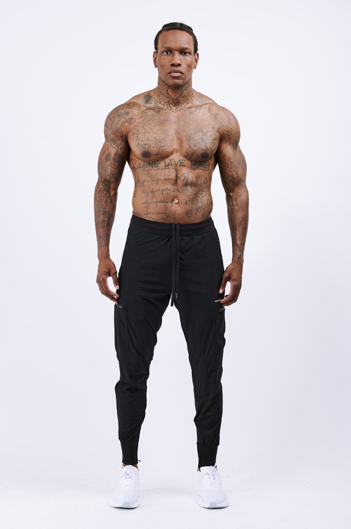 Legend London Activewear LEGEND ACTIVE RUNNER JOGGER - BLACK