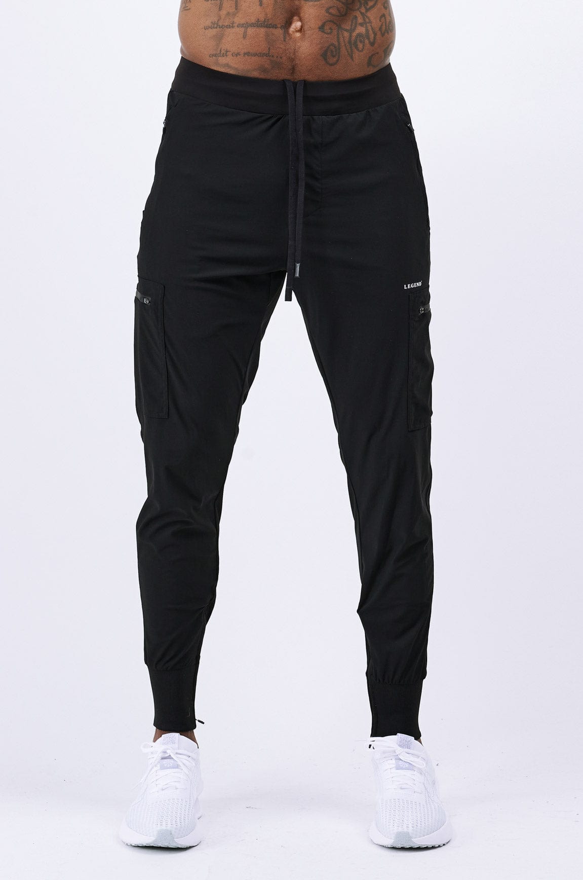 Legend London Activewear LEGEND ACTIVE RUNNER JOGGER - BLACK