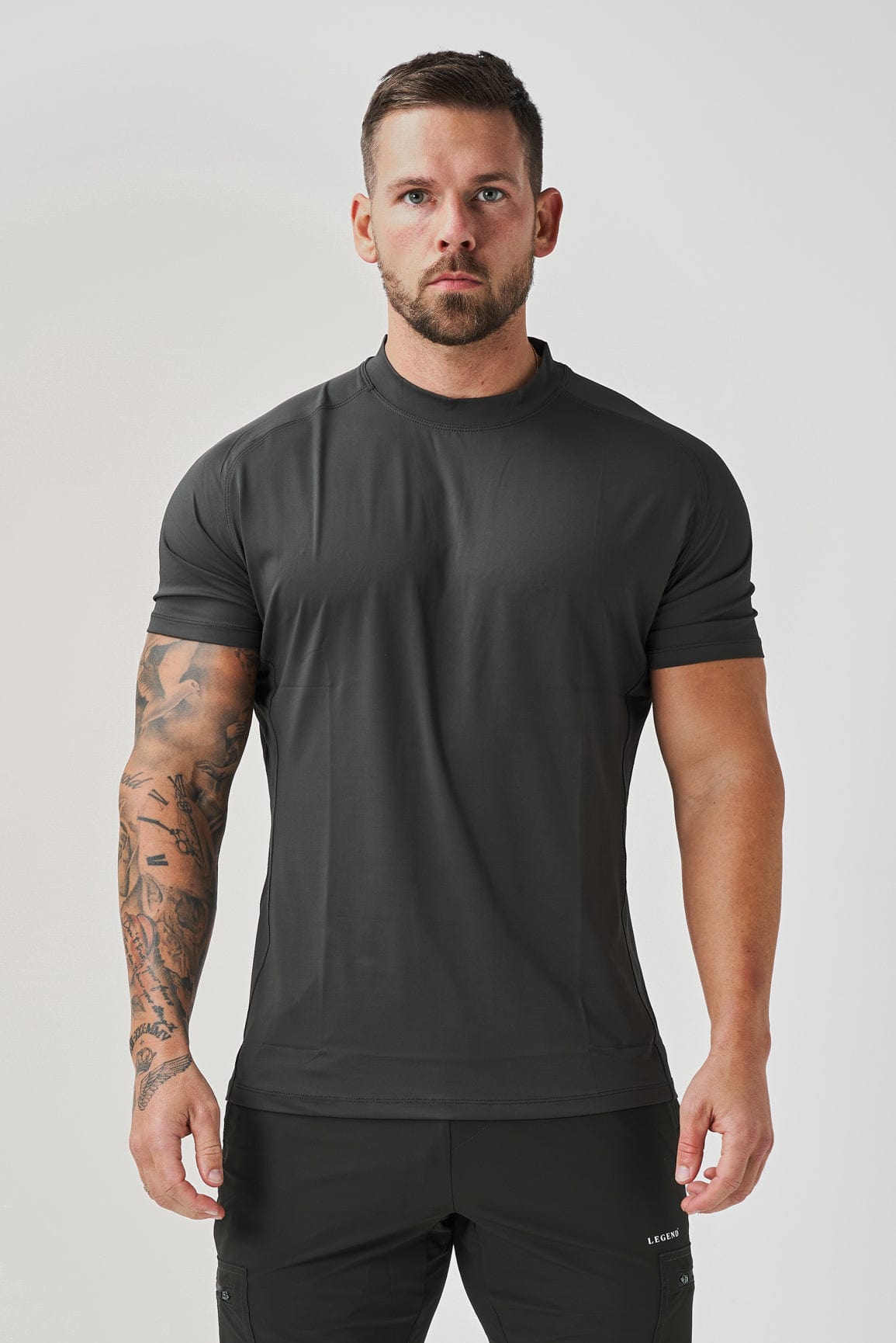 Legend London Activewear LEGEND ACTIVE T-SHIRT - MILITARY KHAKI