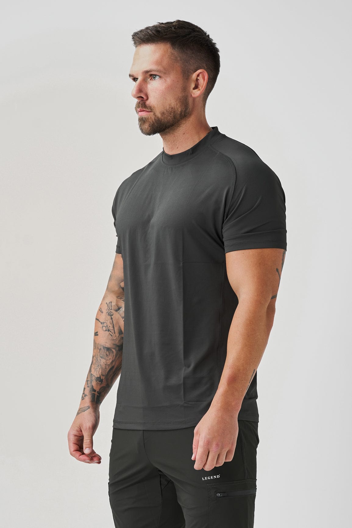 Legend London Activewear LEGEND ACTIVE T-SHIRT - MILITARY KHAKI