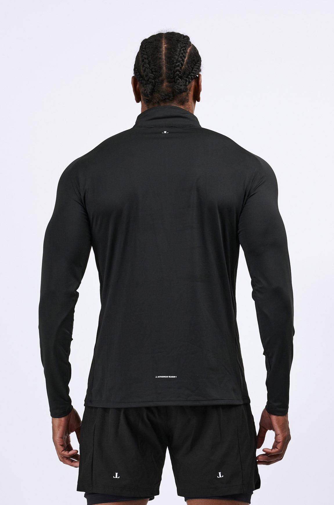 Legend London Activewear LEGEND ACTIVE ZIP TOP - BLACK