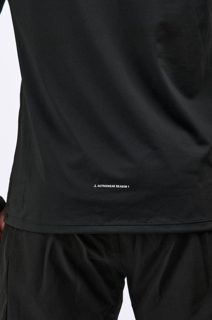 LEGEND ACTIVE ZIP TOP - BLACK