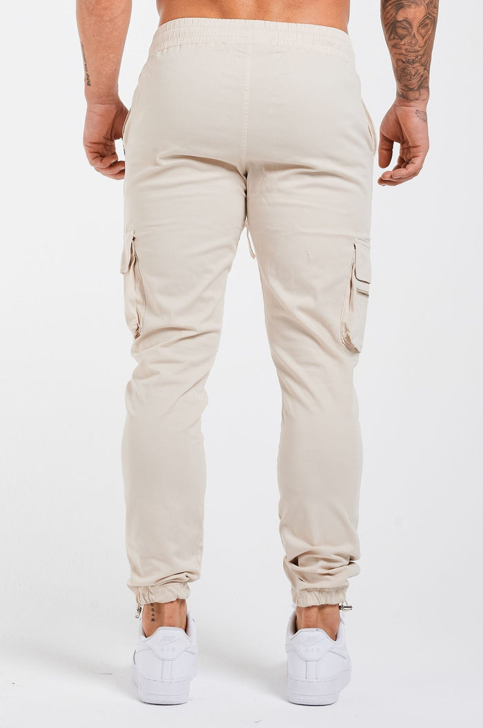 UTILITY-CARGOHOSE – CREME