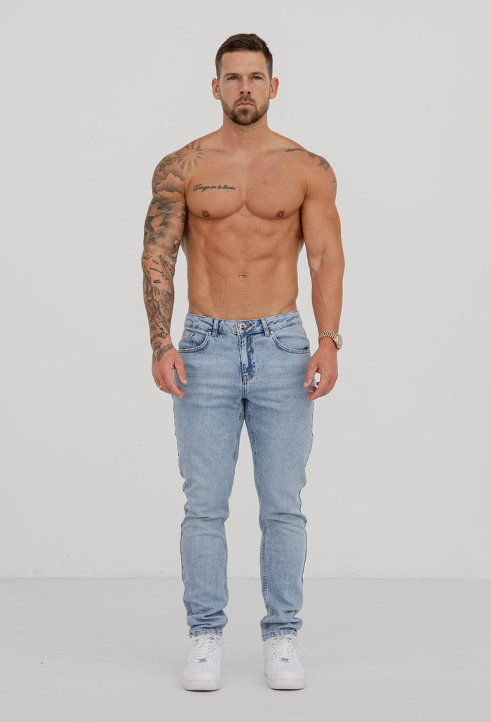 REGULAR FIT JEANS - BLUE