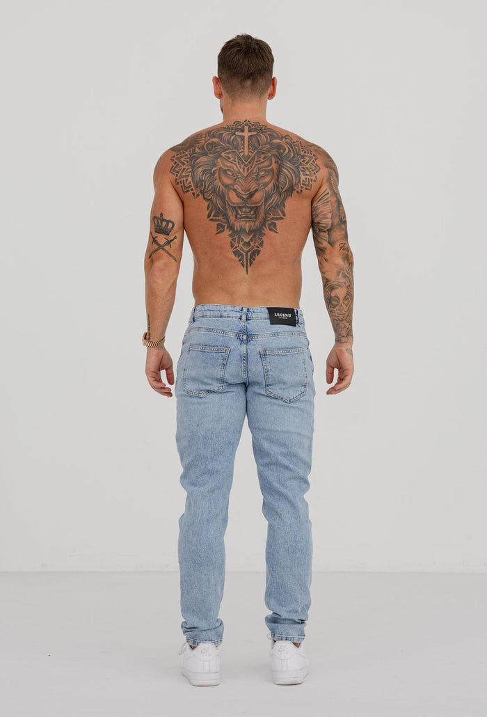 REGULAR FIT JEANS - BLUE