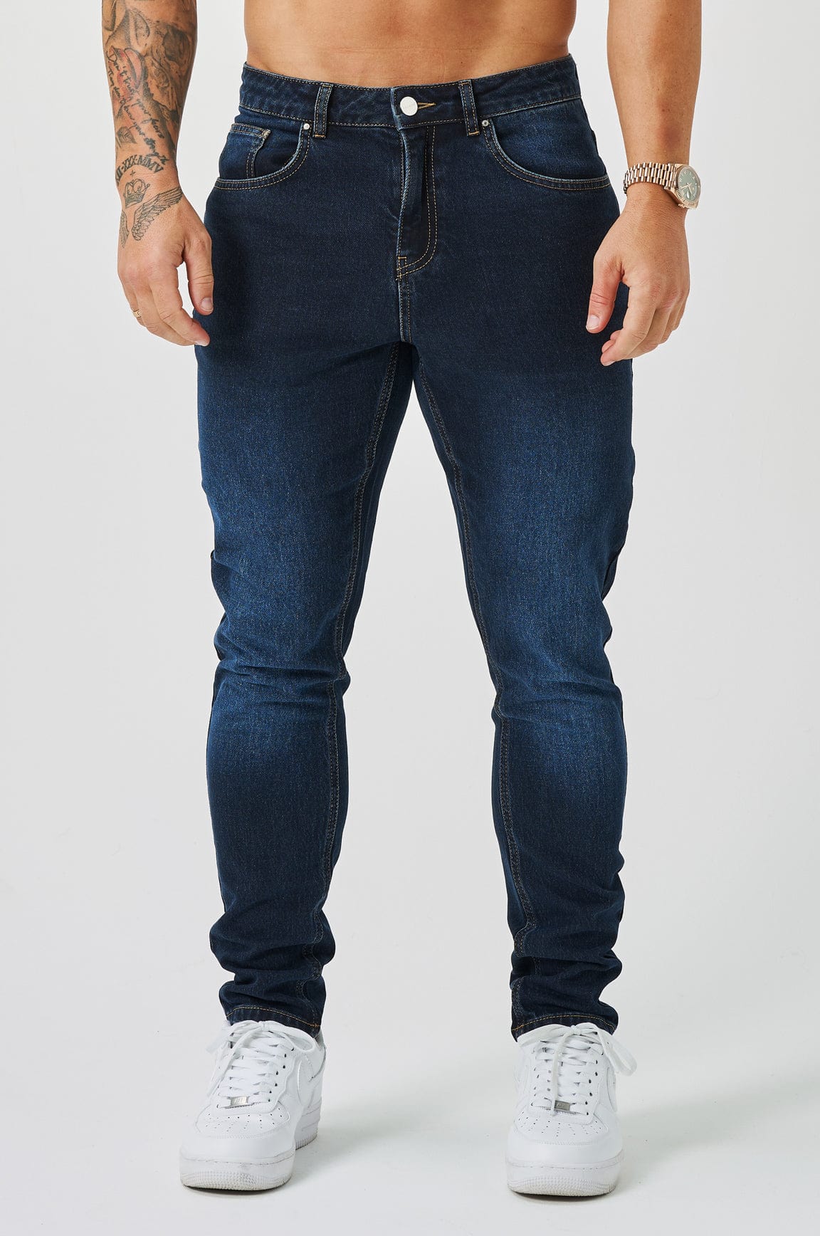 Legend London Jeans REGULAR FIT JEANS - BLUE BLACK