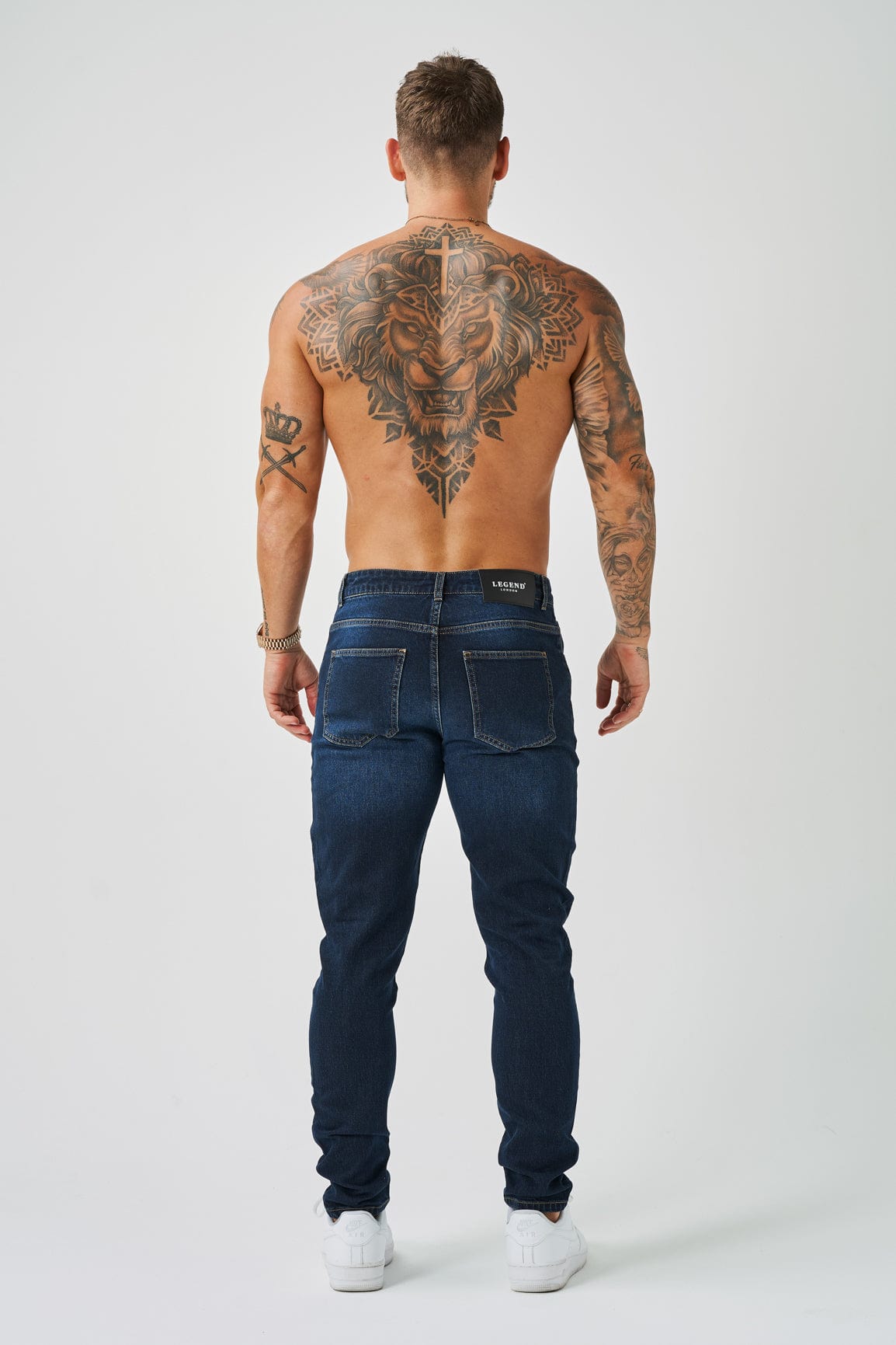 Legend London Jeans REGULAR FIT JEANS - BLUE BLACK