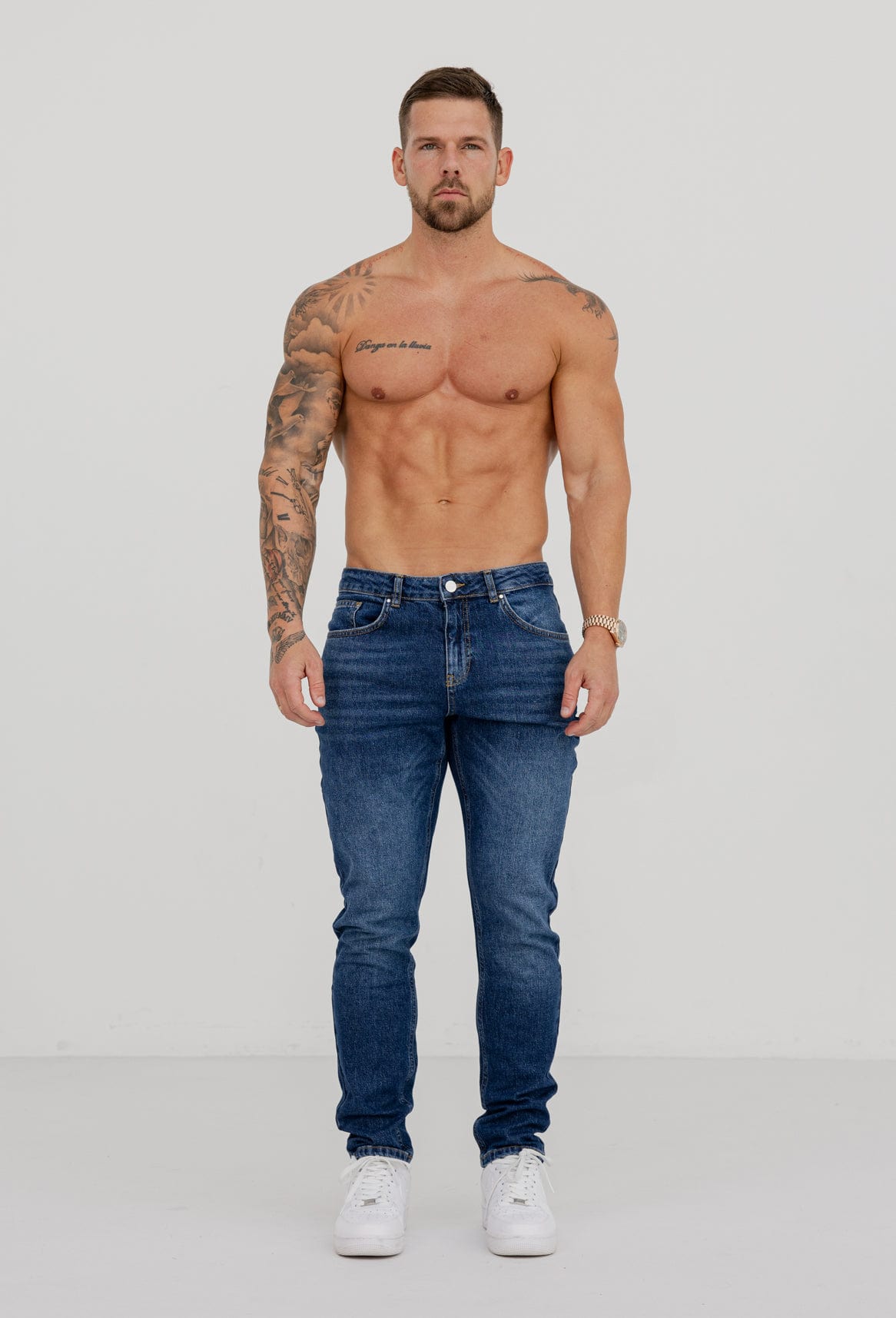 Legend London Jeans REGULAR FIT JEANS - DARK BLUE