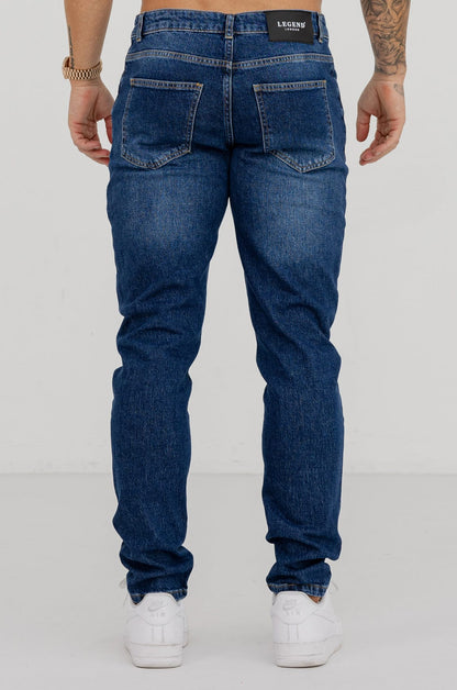 Legend London Jeans REGULAR FIT JEANS - DARK BLUE