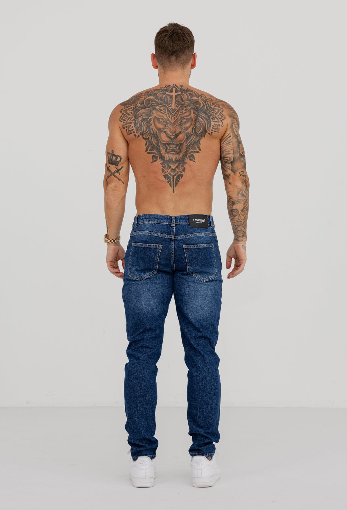 Legend London Jeans REGULAR FIT JEANS - DARK BLUE