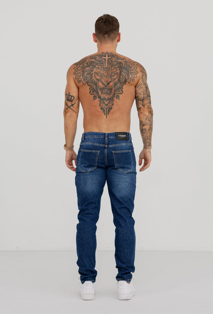 REGULAR FIT JEANS - DARK BLUE