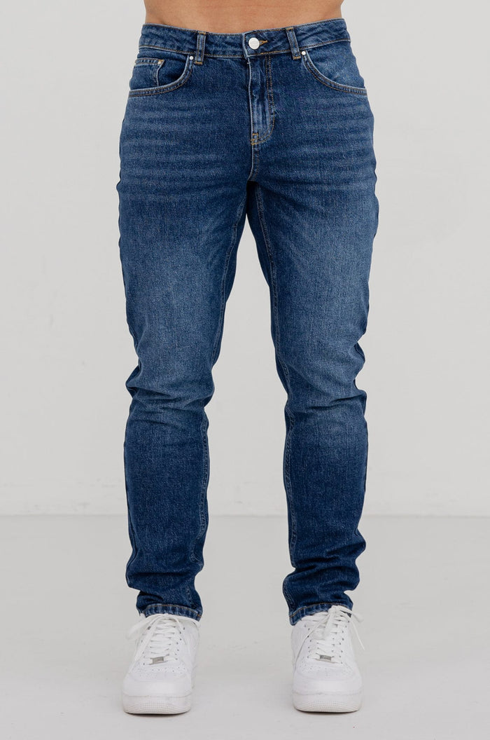 REGULAR FIT JEANS - DARK BLUE