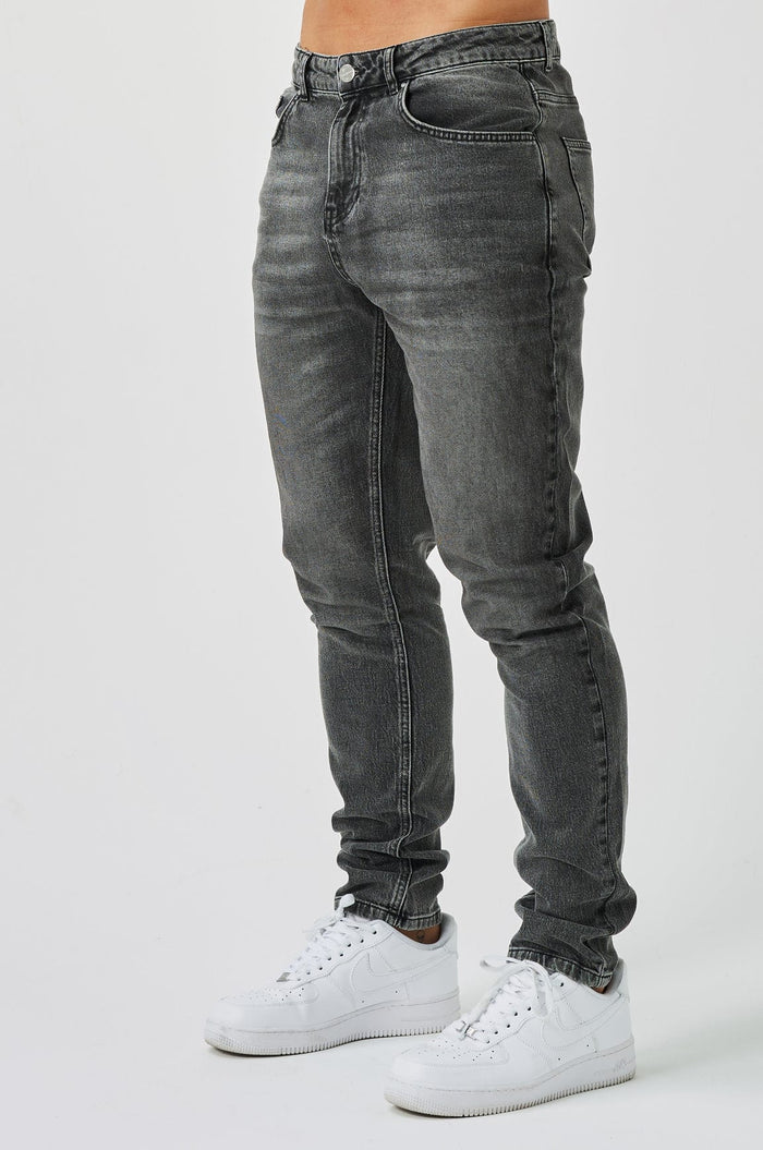 REGULAR FIT JEANS - GREY WASH