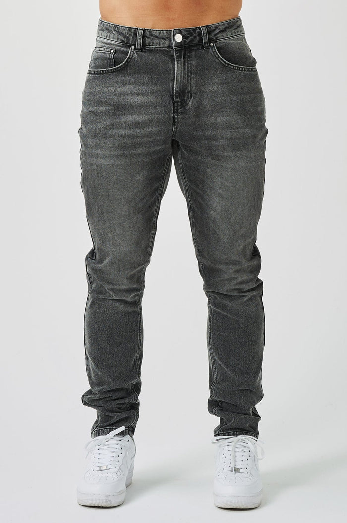 REGULAR FIT JEANS - GREY WASH