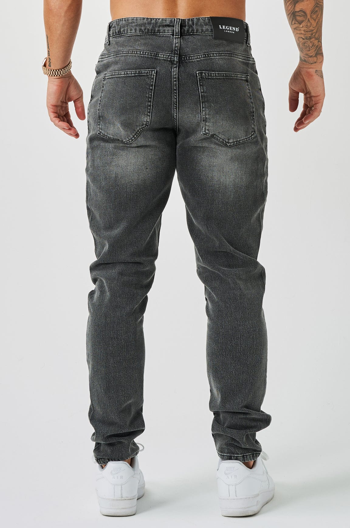 Legend London Jeans REGULAR FIT JEANS - GREY WASH