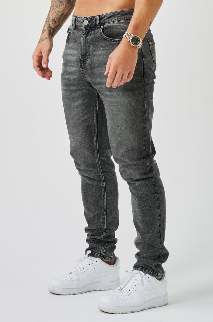 REGULAR FIT JEANS - GREY WASH