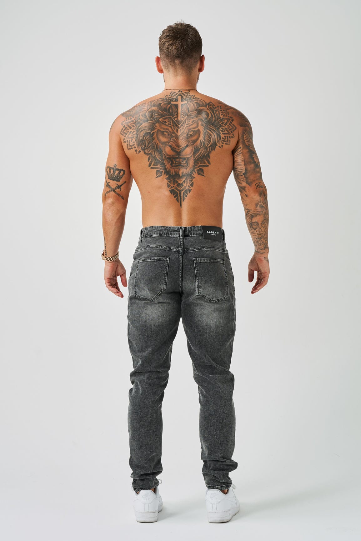 Legend London Jeans REGULAR FIT JEANS - GREY WASH