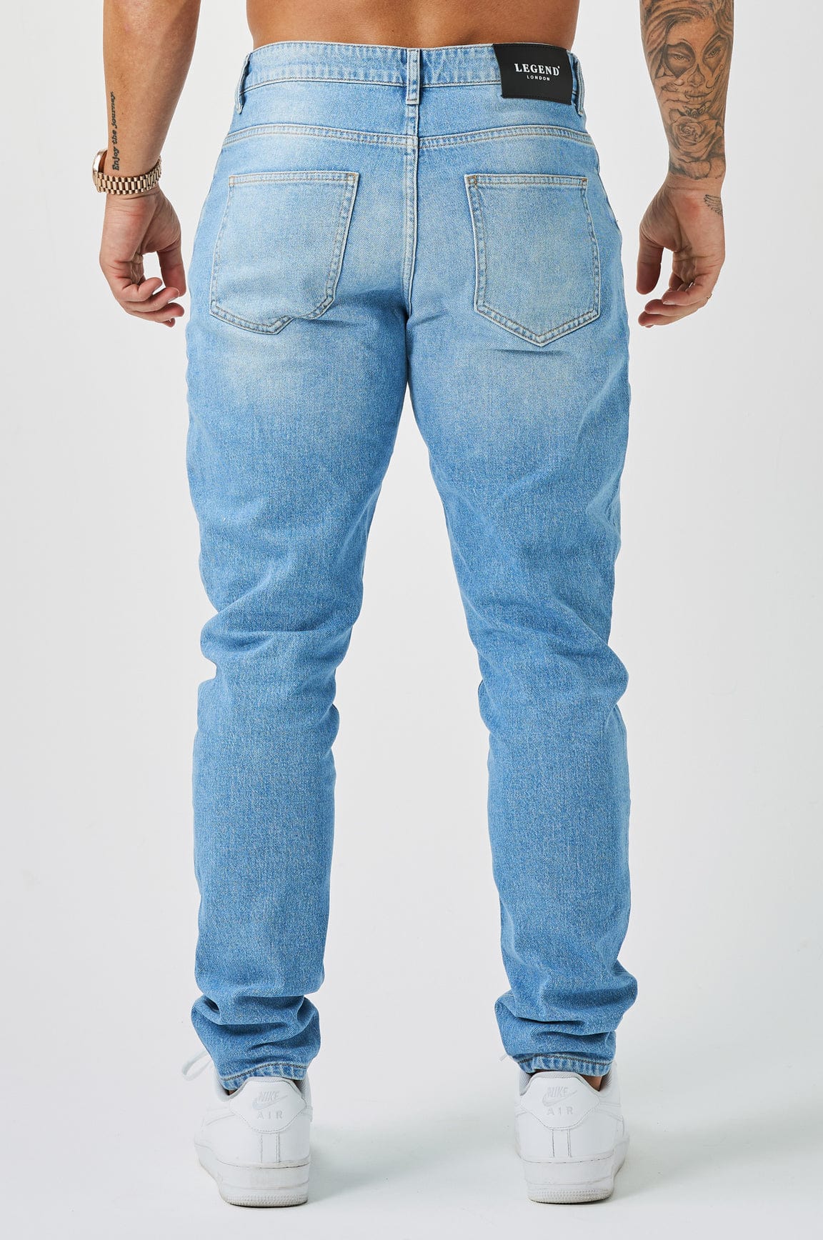 Legend London Jeans REGULAR FIT JEANS - LIGHT BLUE WASH