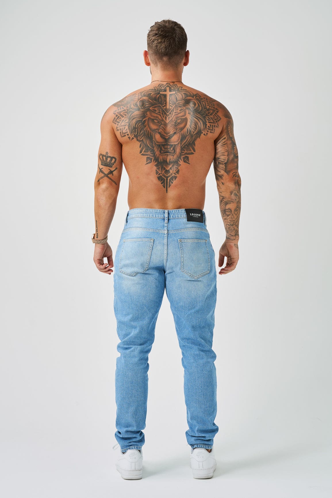 Legend London Jeans REGULAR FIT JEANS - LIGHT BLUE WASH