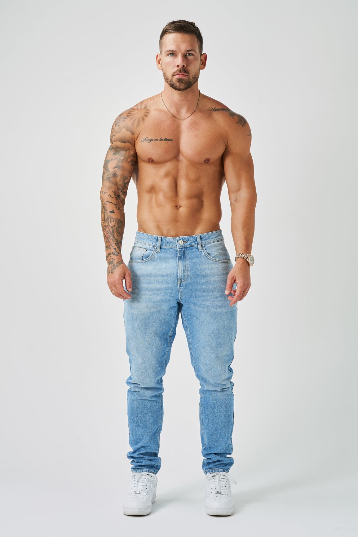 Legend London Jeans REGULAR FIT JEANS - LIGHT BLUE WASH