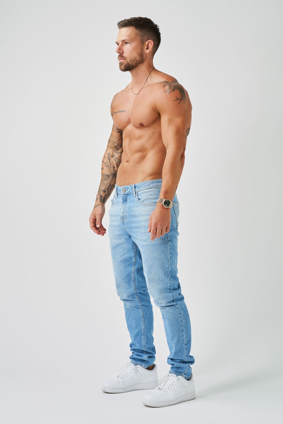 Legend London Jeans REGULAR FIT JEANS - LIGHT BLUE WASH