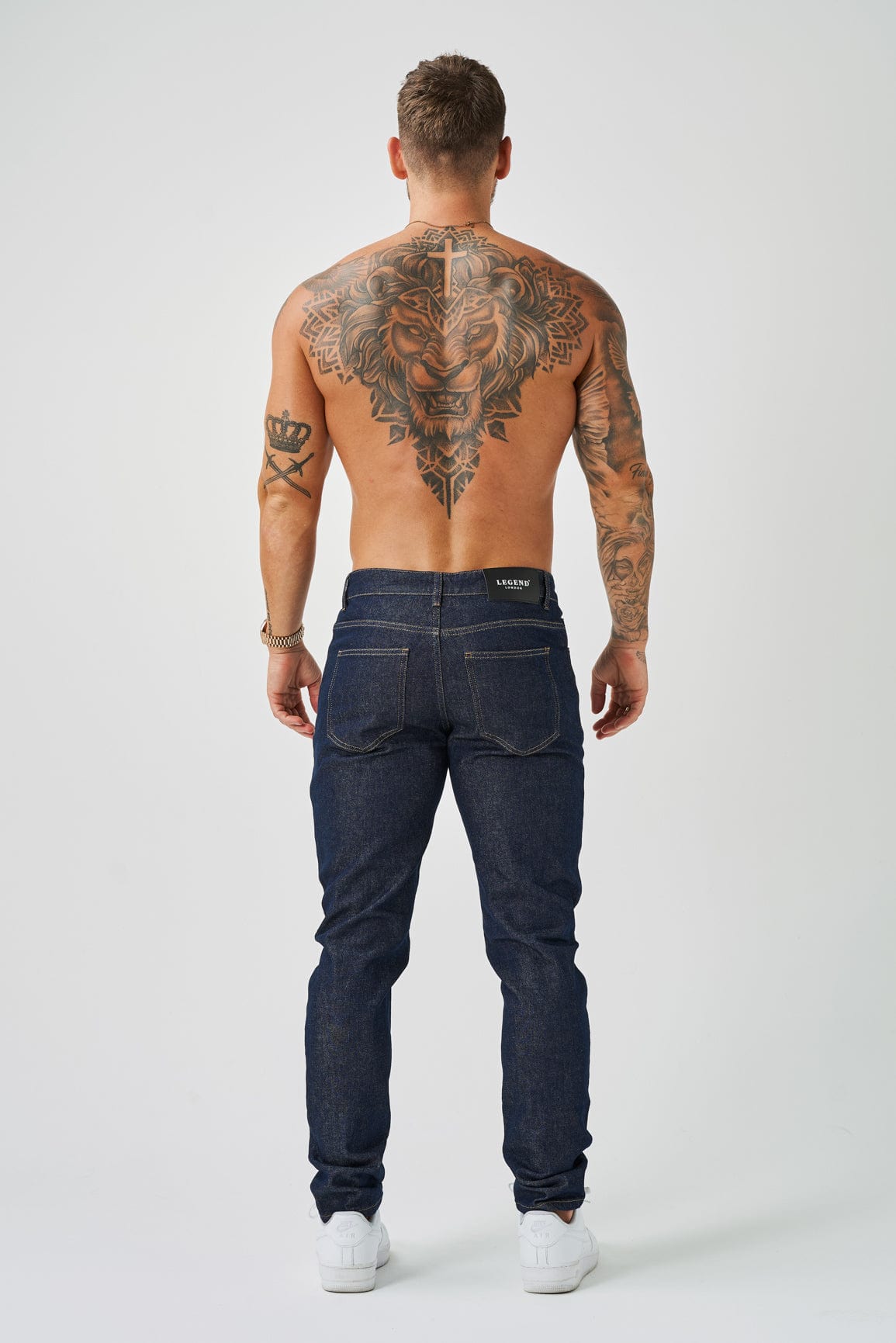 Legend London Jeans REGULAR FIT JEANS - RAW INDIGO