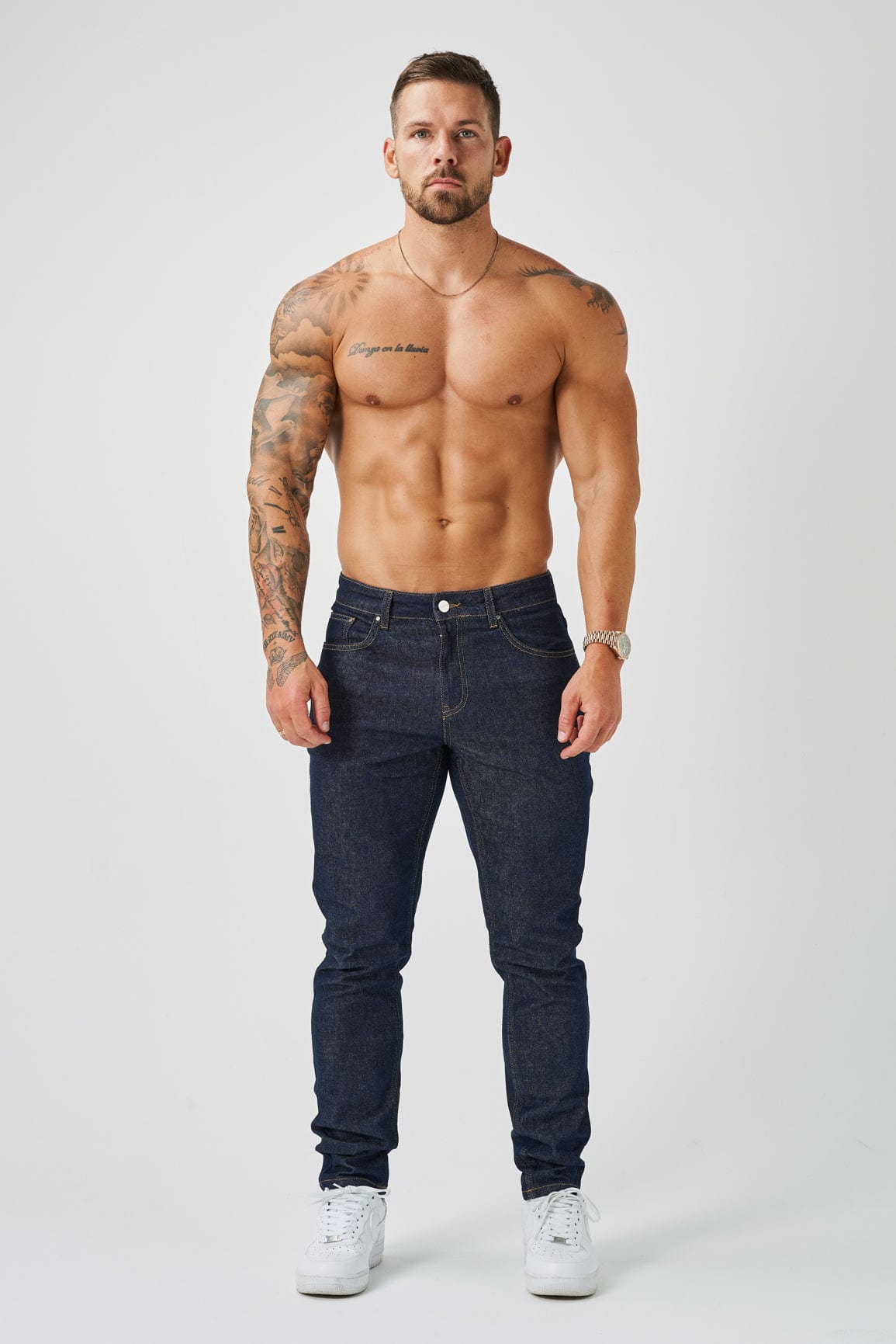 Legend London Jeans REGULAR FIT JEANS - RAW INDIGO