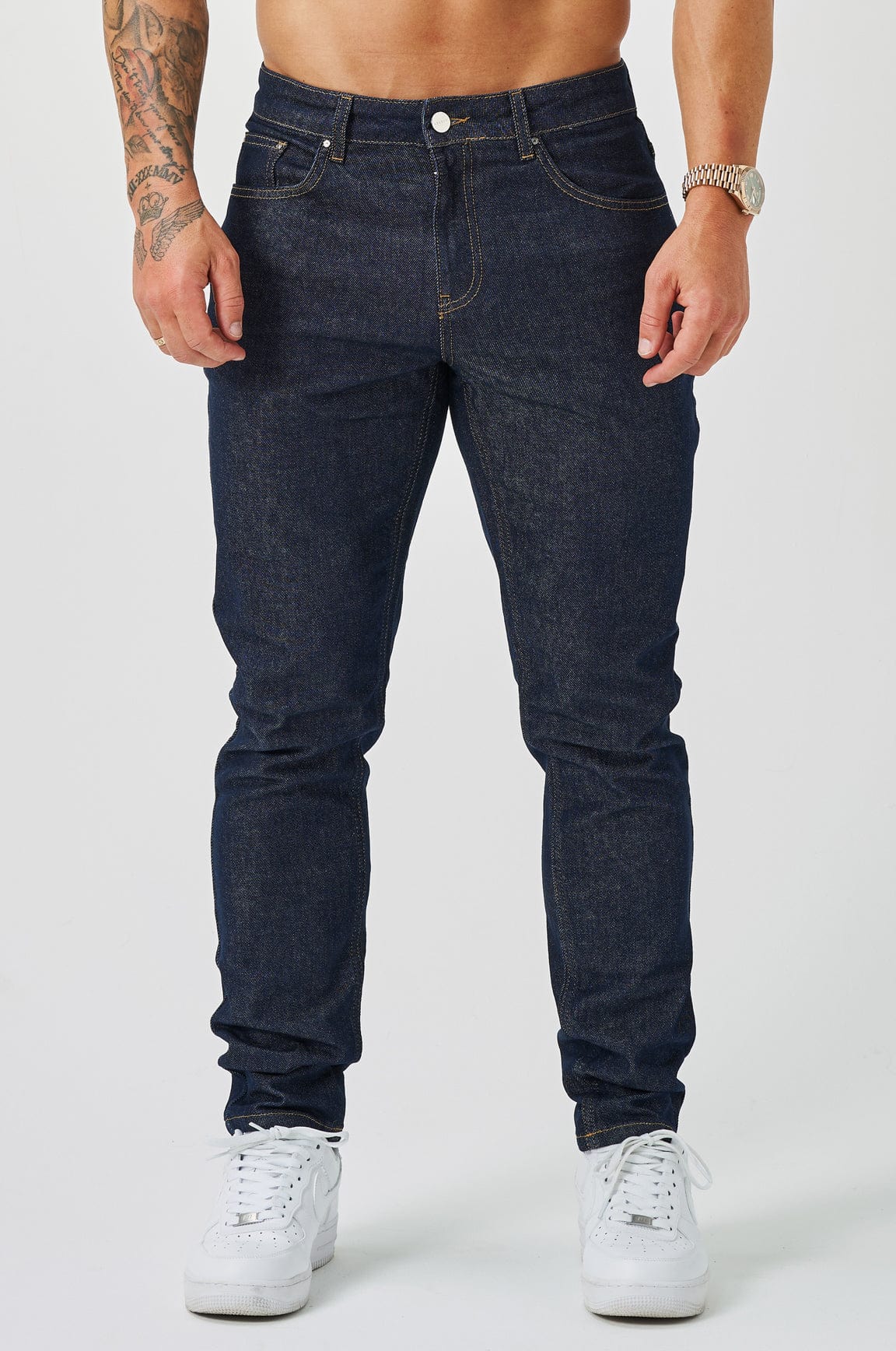 Legend London Jeans REGULAR FIT JEANS - RAW INDIGO