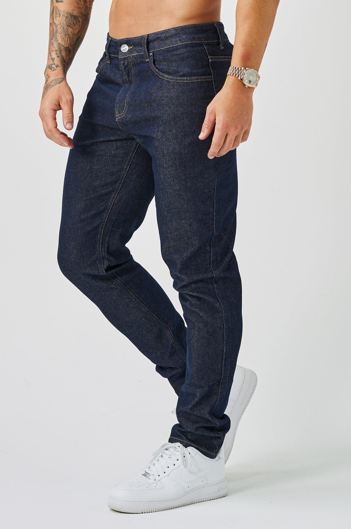 Legend London Jeans REGULAR FIT JEANS - RAW INDIGO