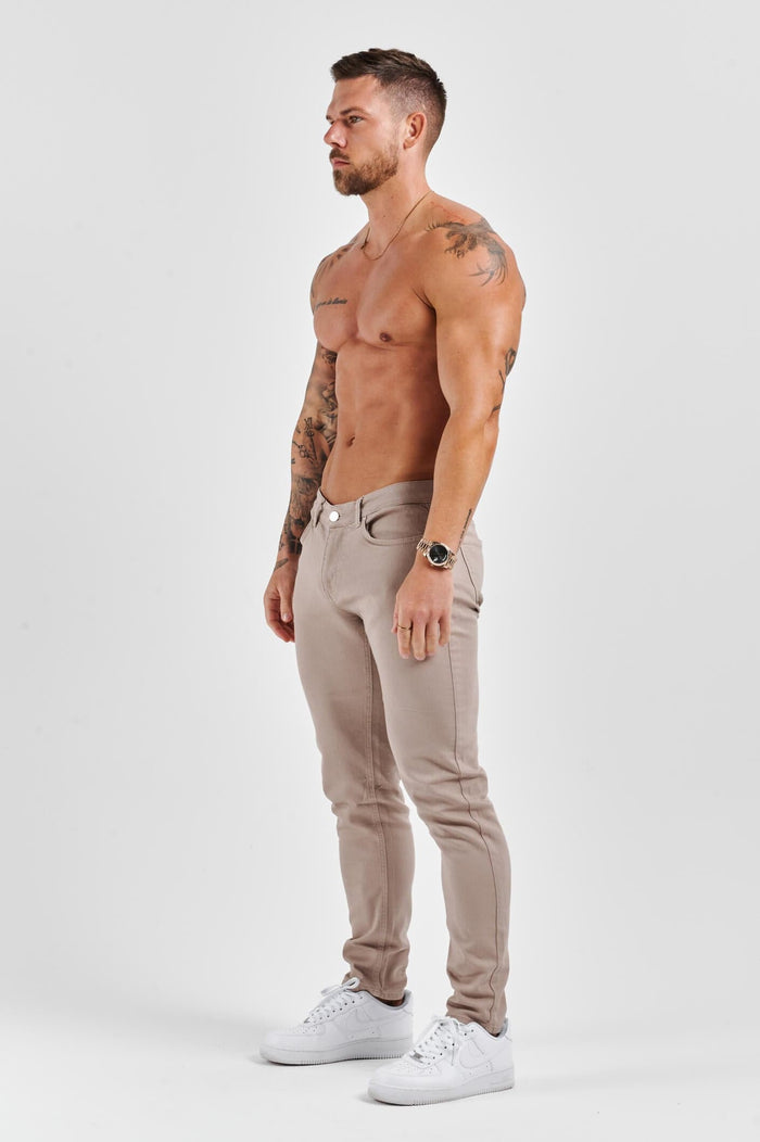 SLIM FIT JEANS 2.0 - BEIGE