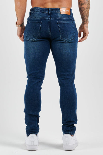 Legend London Jeans - slim 2.0 SLIM FIT JEANS 2.0 - DARK INDIGO FADED