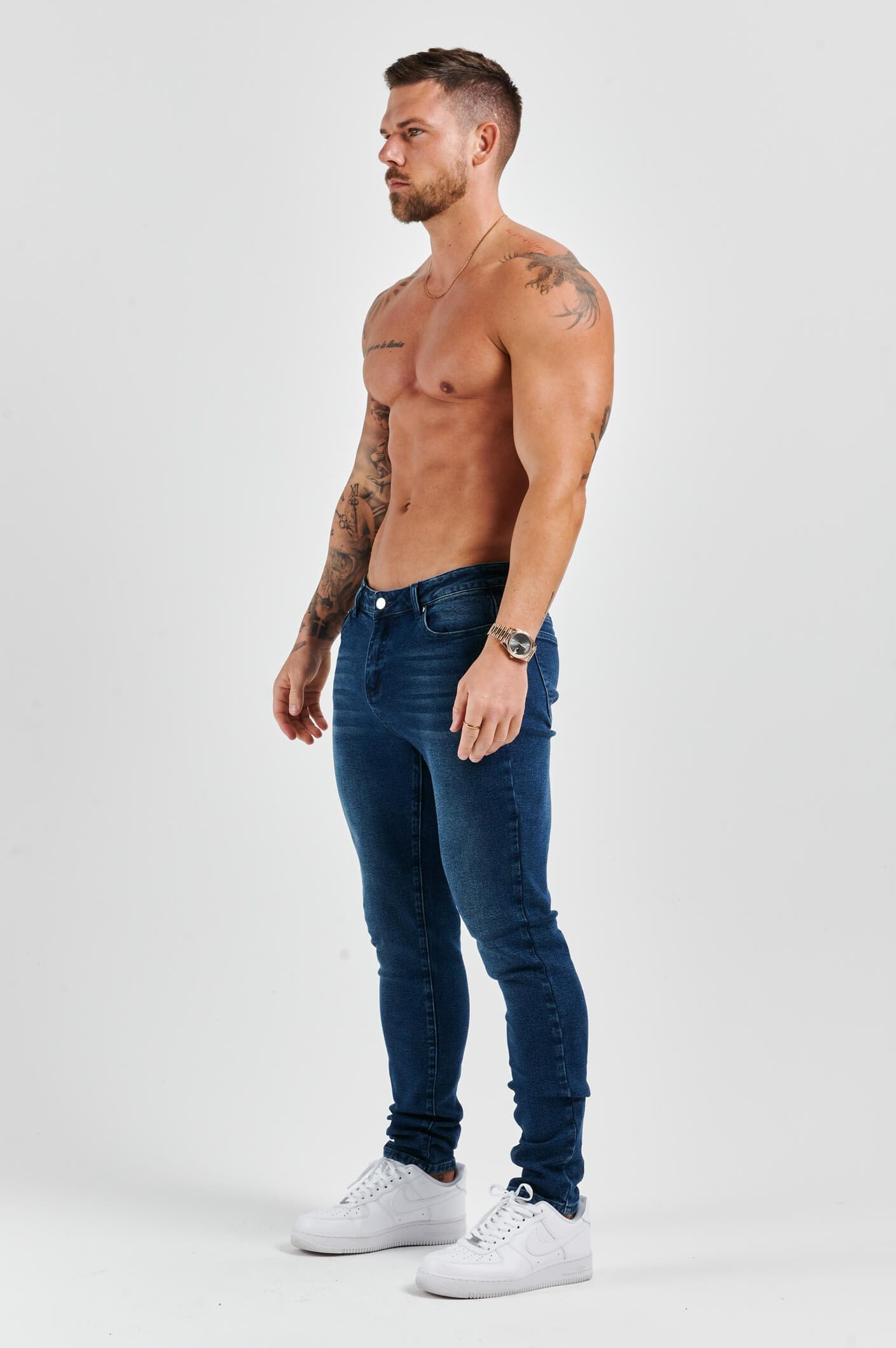 Legend London Jeans - slim 2.0 SLIM FIT JEANS 2.0 - DARK INDIGO FADED