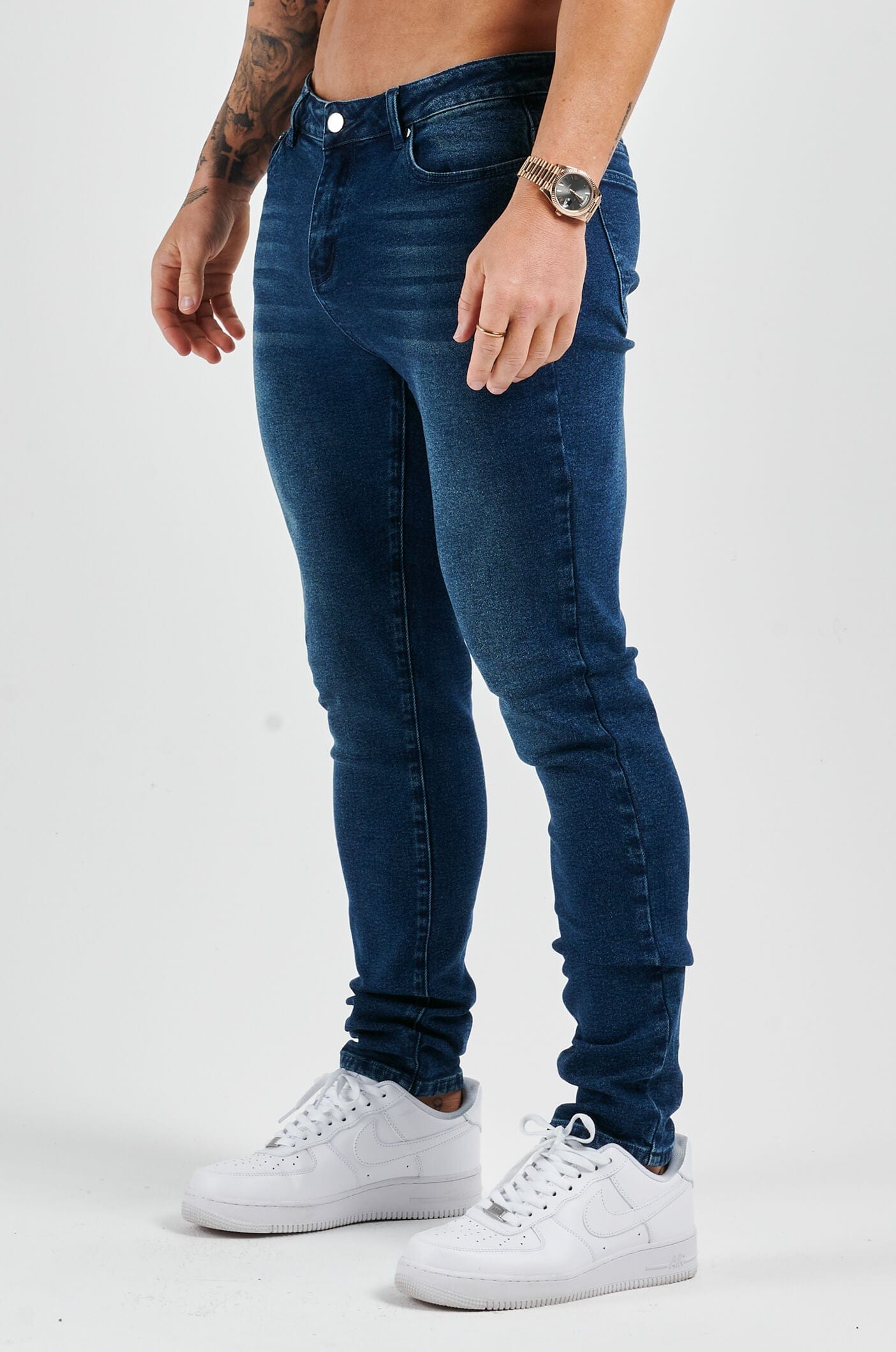 Legend London Jeans - slim 2.0 SLIM FIT JEANS 2.0 - DARK INDIGO FADED