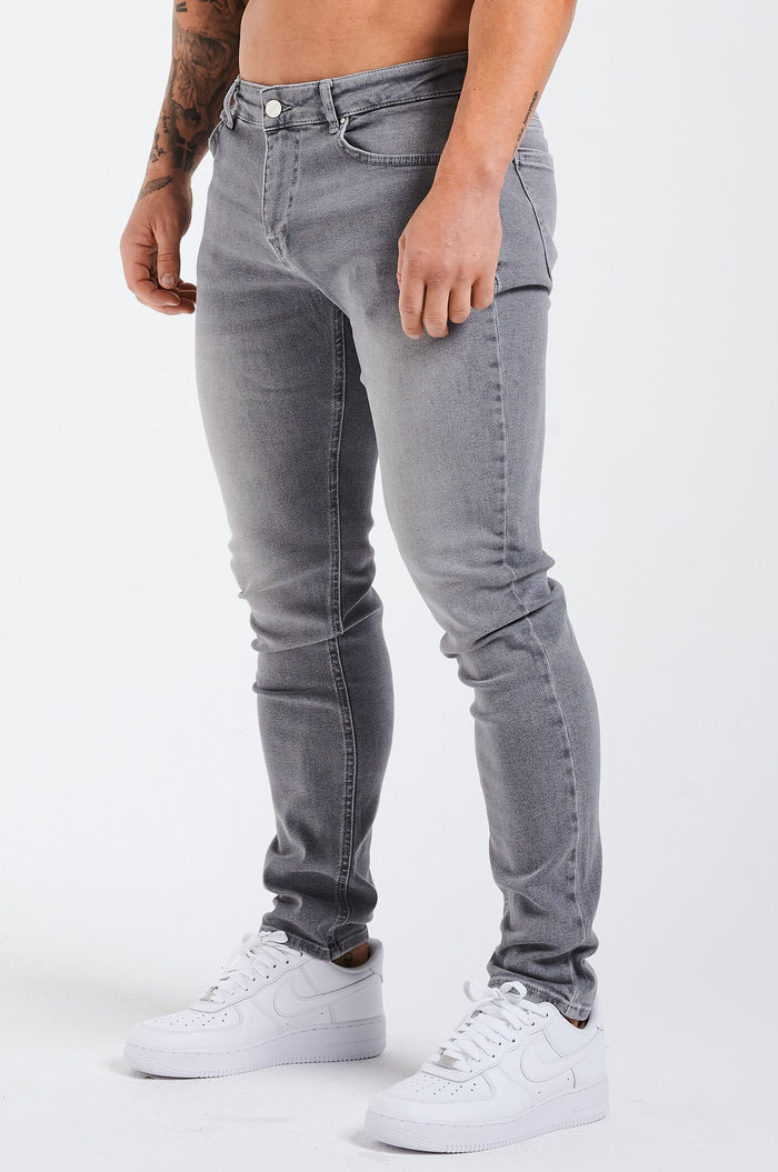 SLIM JEANS 2.0 – HELLGRAU WASCHUNG