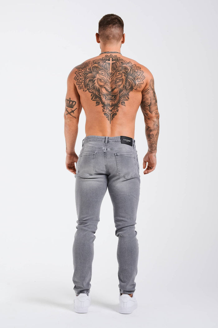 SLIM JEANS 2.0 – HELLGRAU WASCHUNG