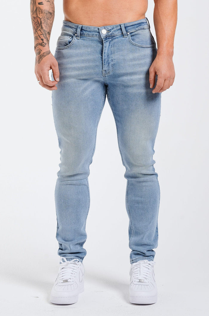 SLIM JEANS 2.0 - ZANDBLAUW