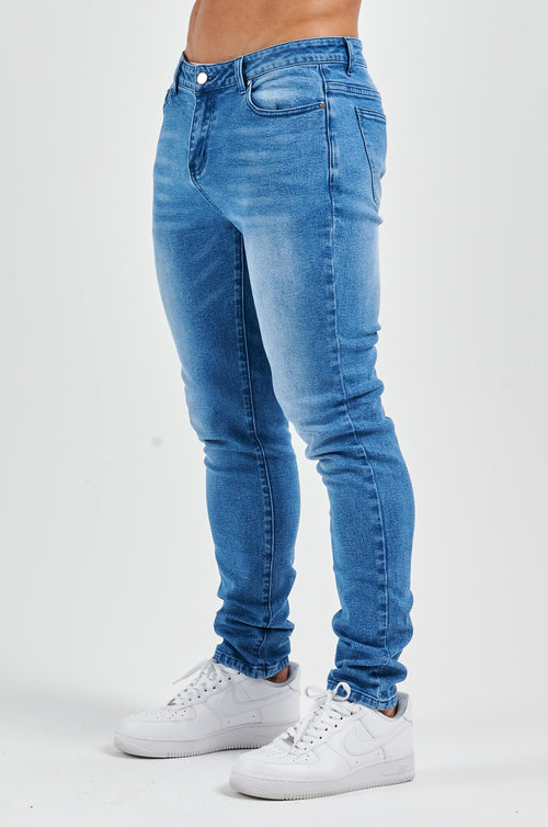 Legend London Jeans - slim 2.0 SLIM FIT JEANS 2.0 - SKY BLUE