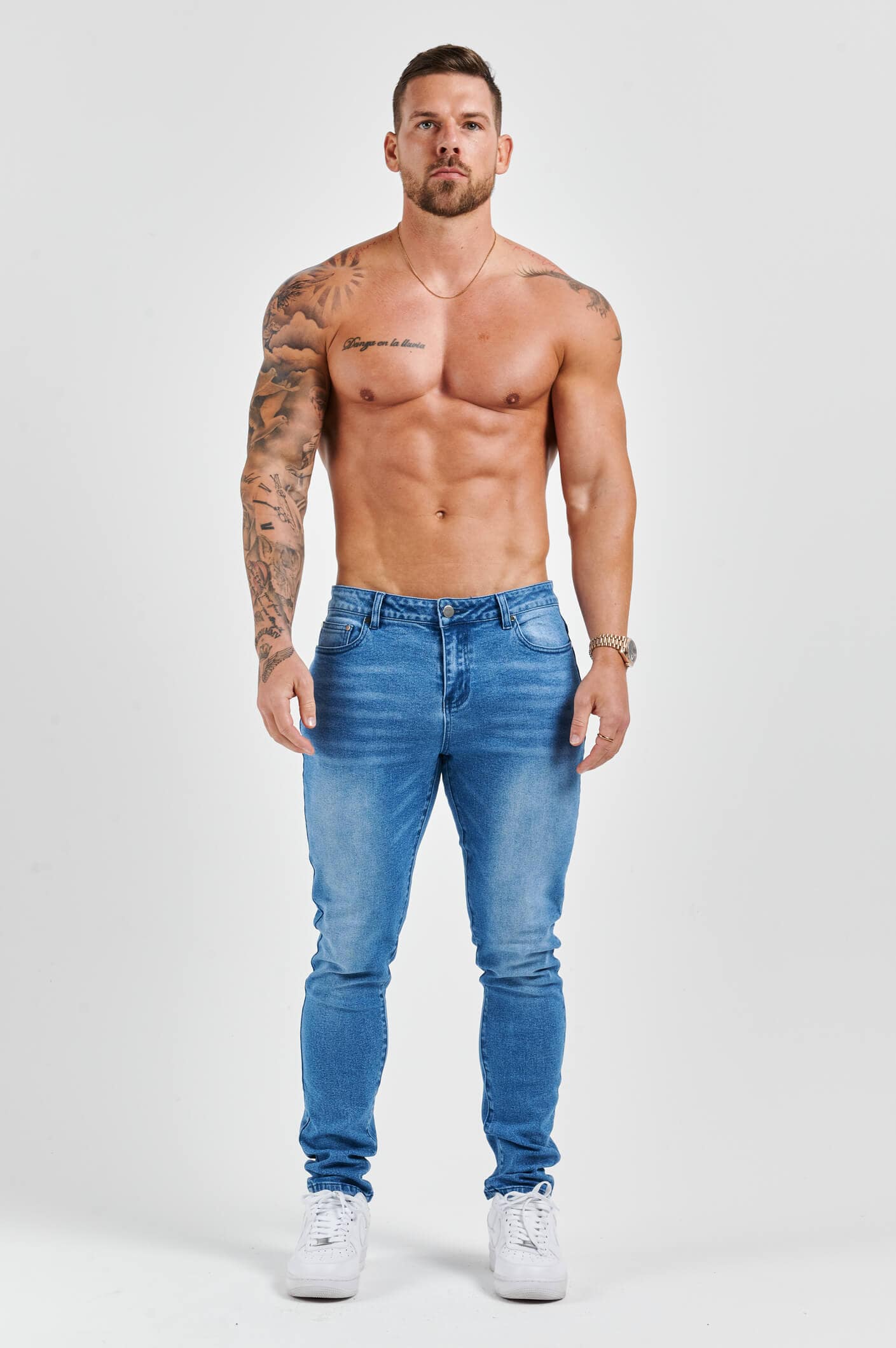 Legend London Jeans - slim 2.0 SLIM FIT JEANS 2.0 - SKY BLUE