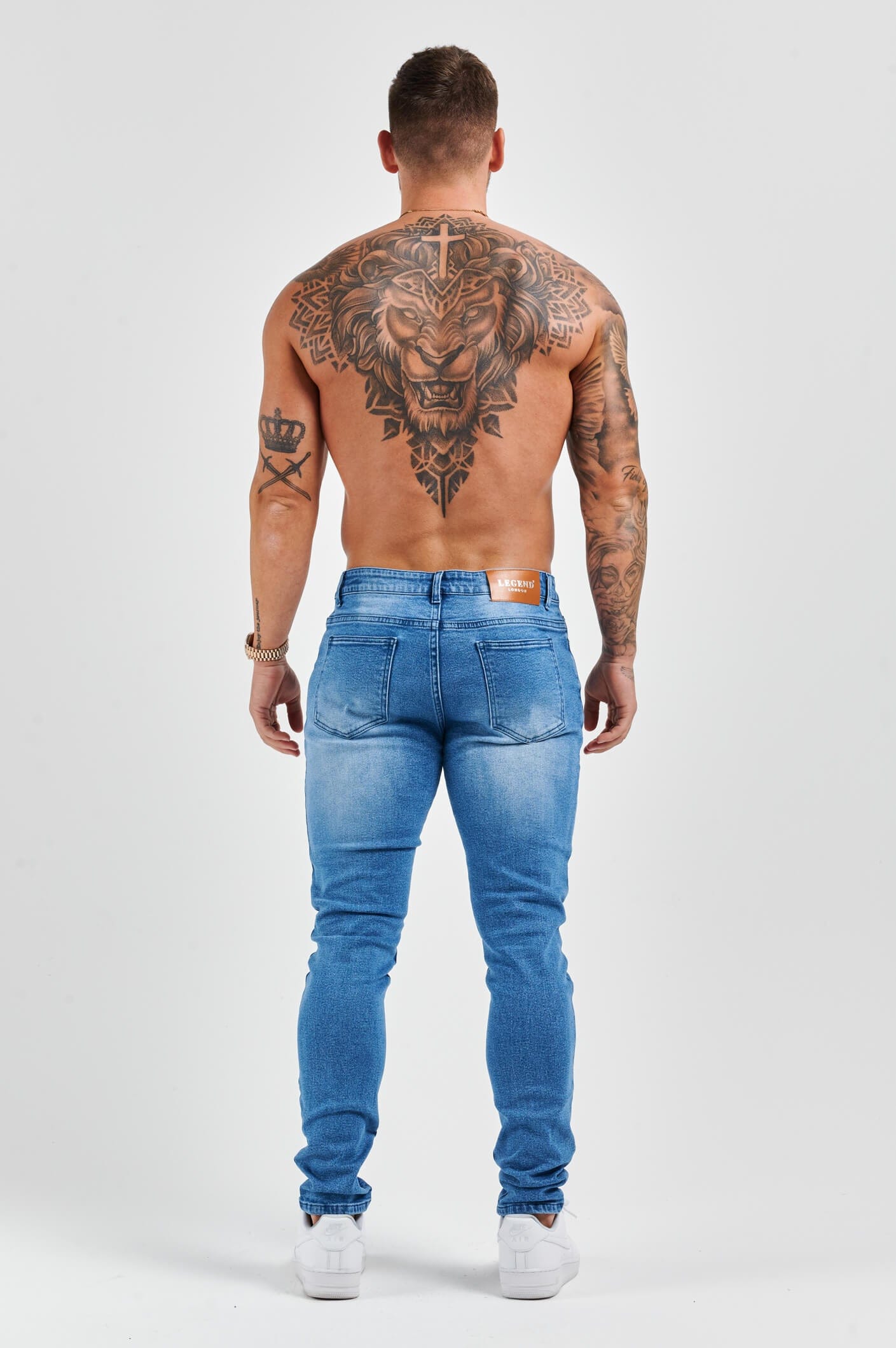 Legend London Jeans - slim 2.0 SLIM FIT JEANS 2.0 - SKY BLUE