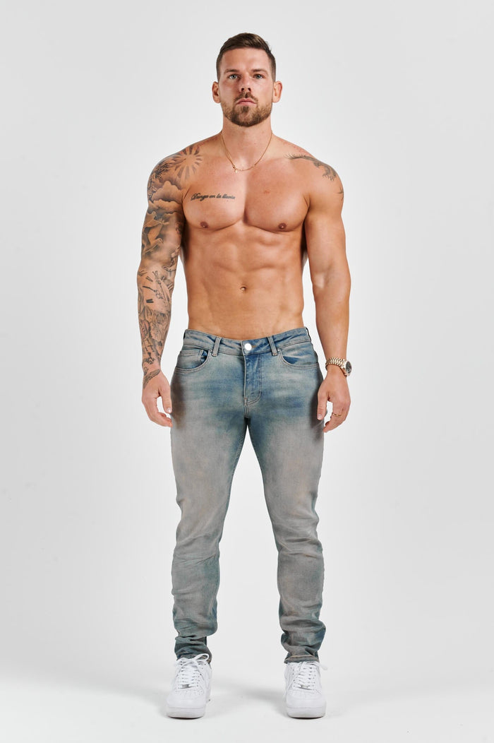 SLIM FIT JEANS 2.0 - STONE WASHED