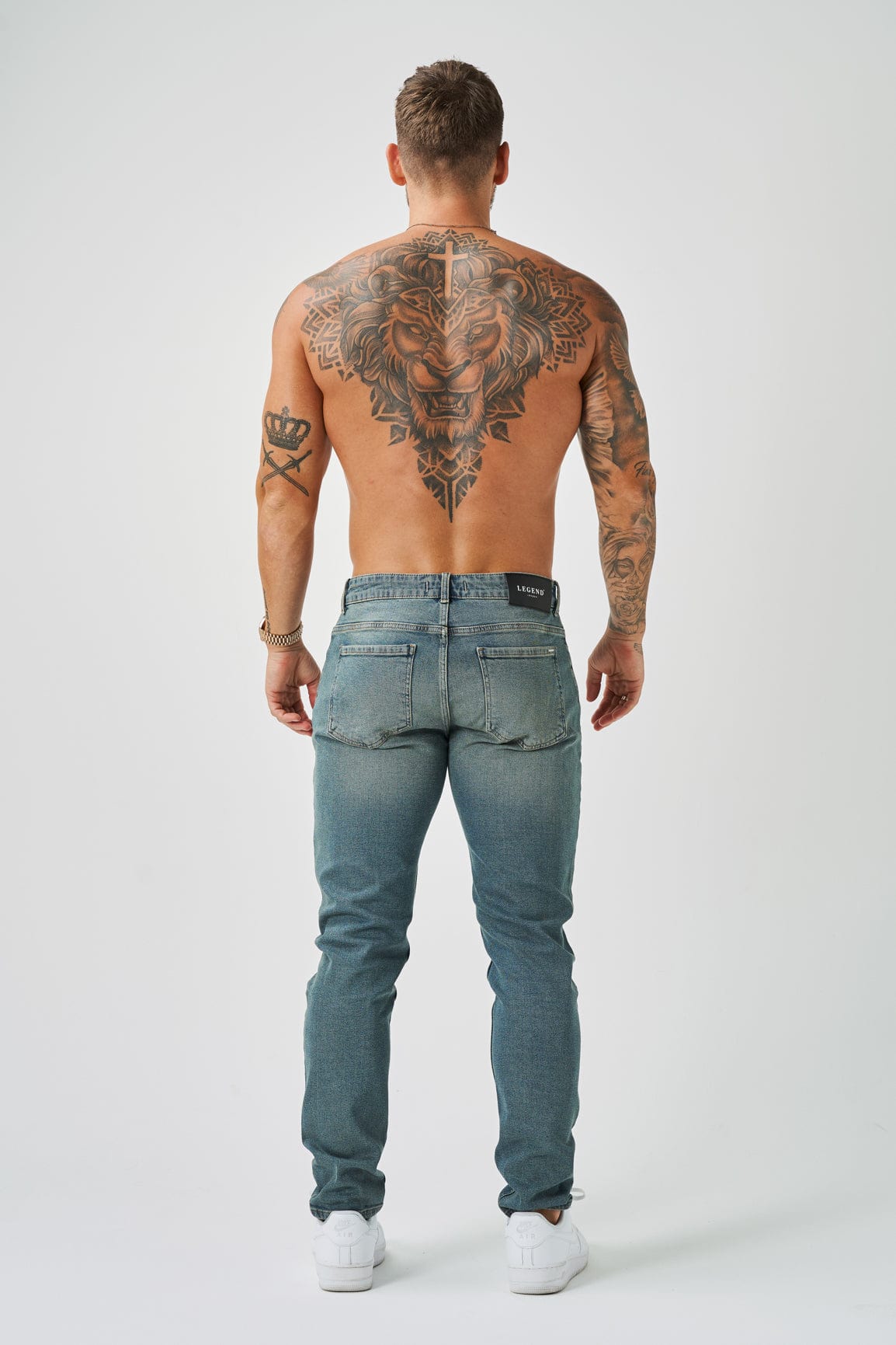 Legend London Jeans - slim 2.0 SLIM FIT JEANS 2.0 - STONE WASHED BLUE