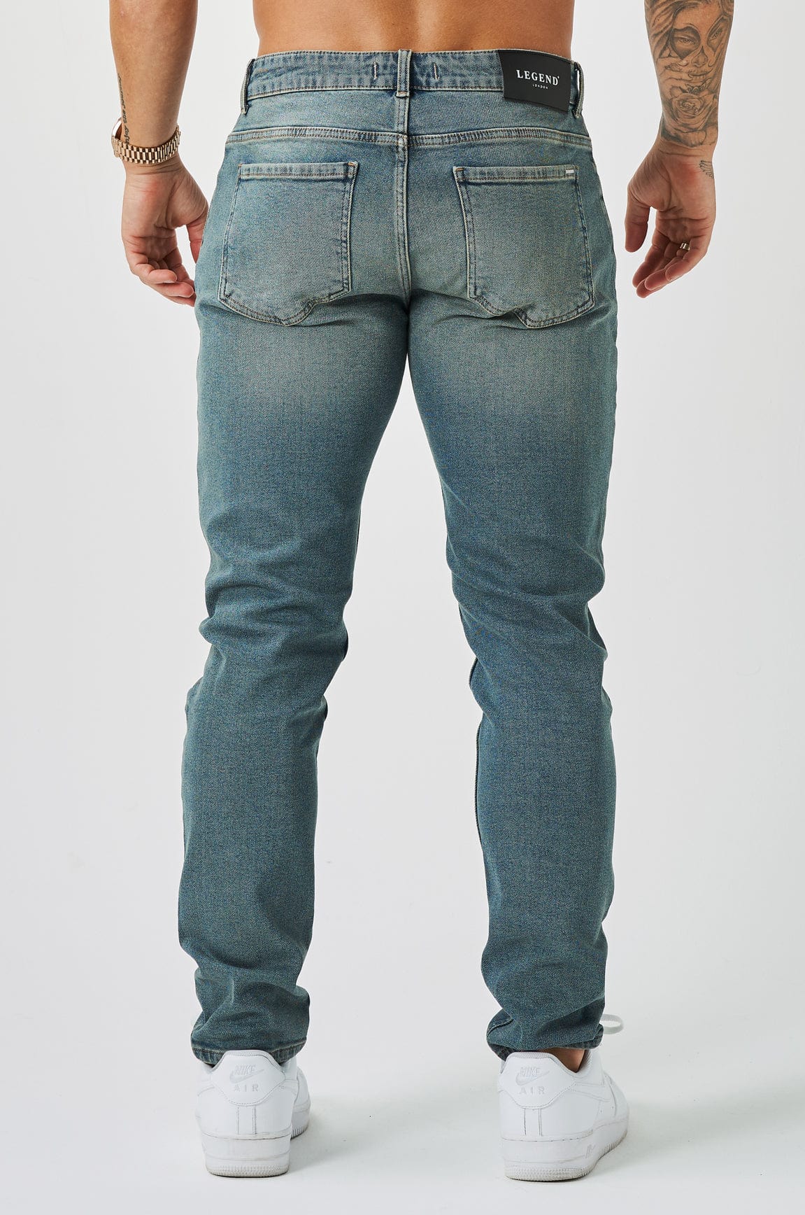 Legend London Jeans - slim 2.0 SLIM FIT JEANS 2.0 - STONE WASHED BLUE